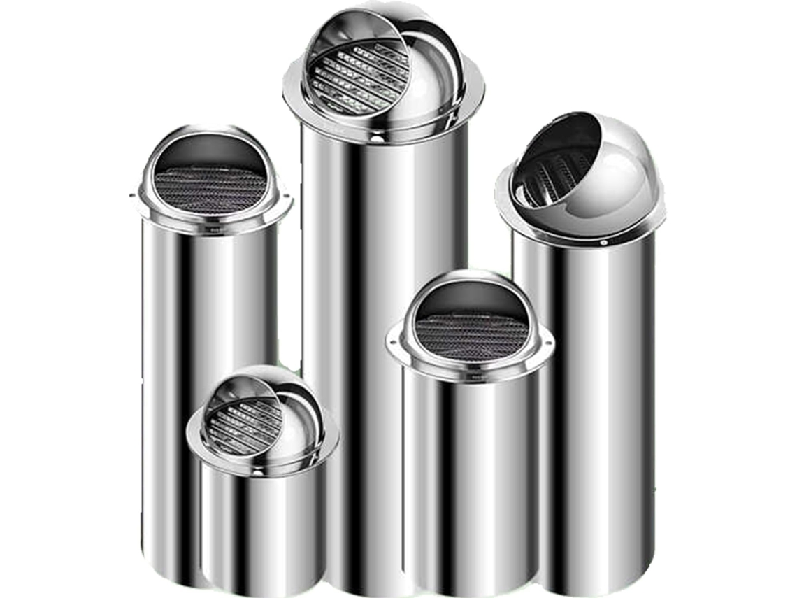 Coifa de ventilação para tubos em aço inox S/MARCA