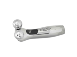 Massageador Facial 4d com Rolos para Lifting e Firmeza da Pele, de Contorno Olhos, Rosto Cor Po Prata GOKOCO