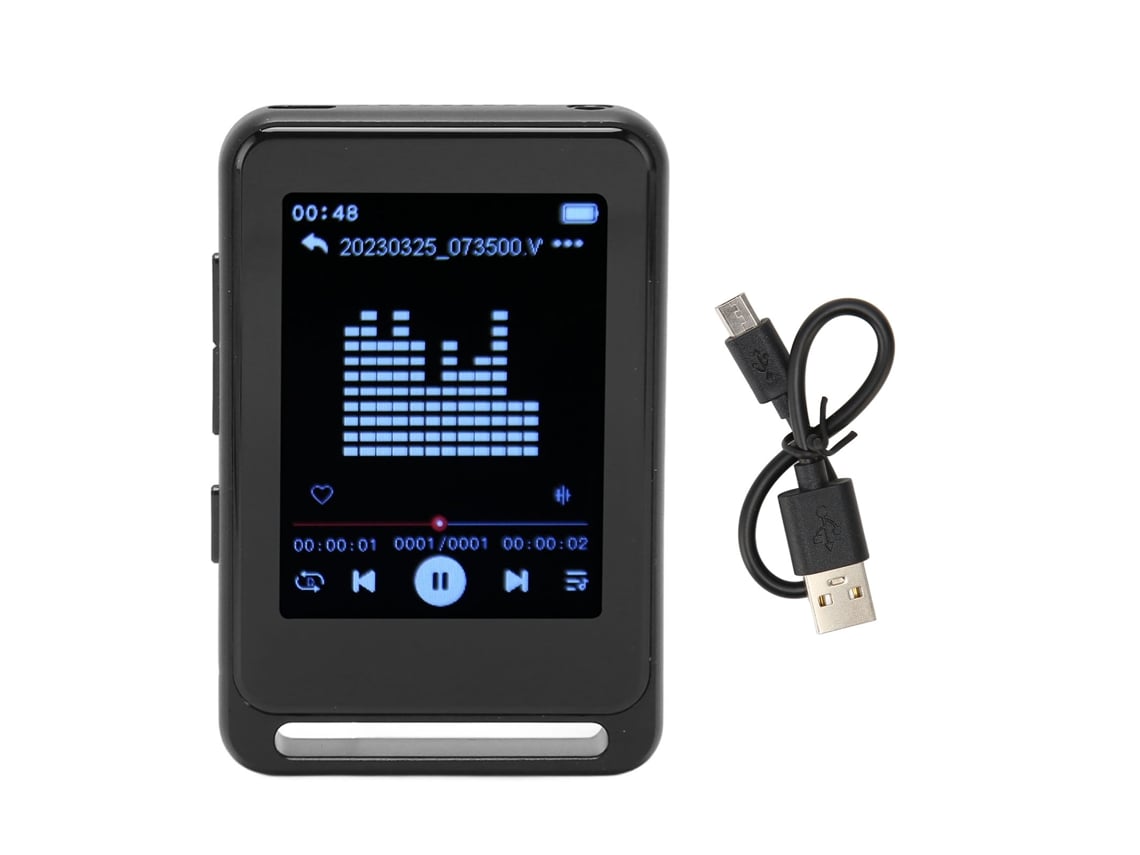 Player Mp3 2,4 Polegadas Tela Touch Bluetooth 5.0 16gb Suporte E book Música Vídeo S/MARCA