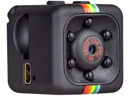 Câmera esportiva portátil Bestvite 1080P com visão noturna, detecção de movimento e ampla compatibilidade (preta)
