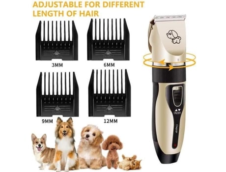 Máquina de cortar pelos de cachorro Lovebay Professional, elétrica, silenciosa, sem fio, recarregável, para Golden Retrievers