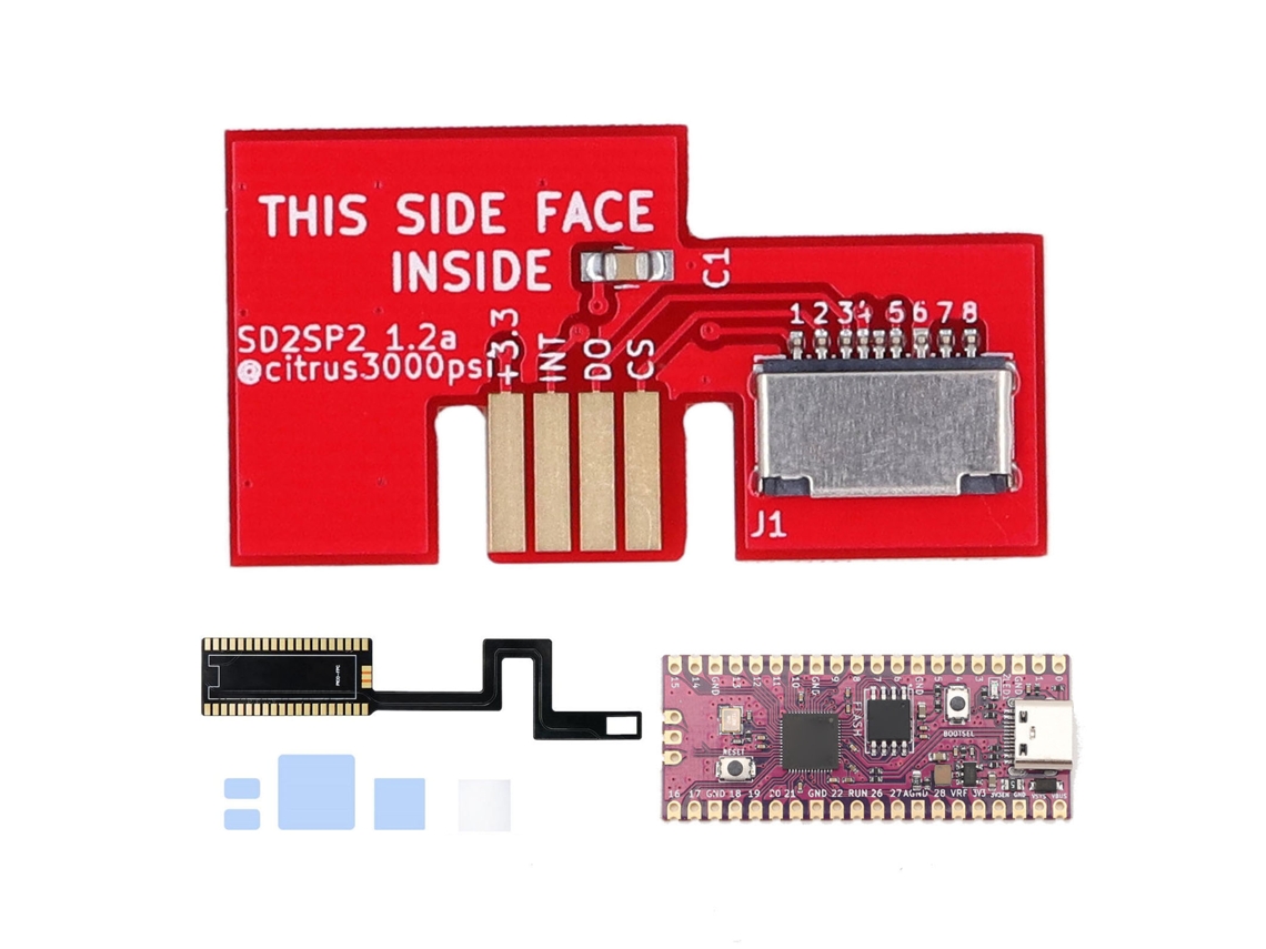 Cabo Flex Fpc LAXISCREED para Rpi Picoboot Ngc Dol 001 Vermelho