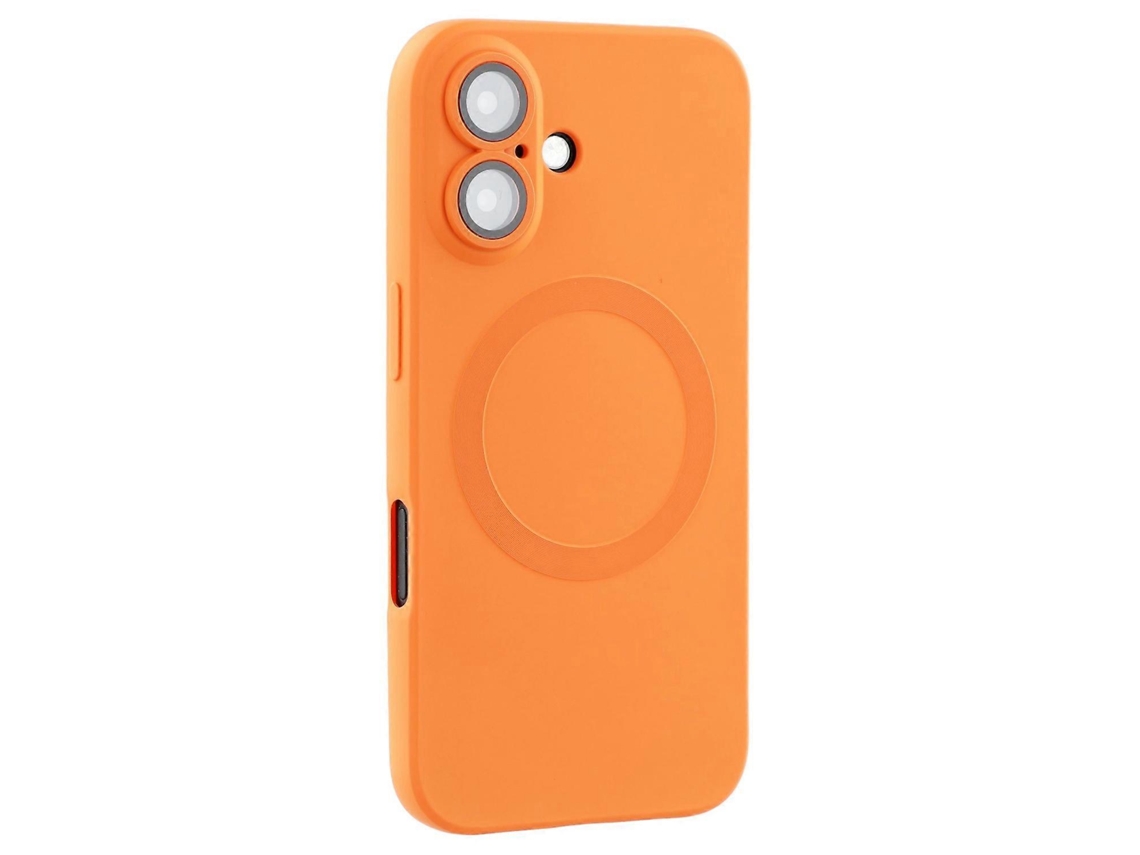 Capa Para Iphone 16 Compatível Com Magsafe Liquid Phone Cover Com Protetor De Lente De Vidro Temperado