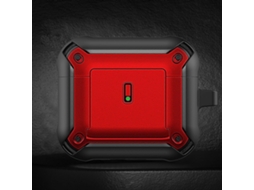 Capa protetora para fones de ouvido sem fio AirPods 3 com tampa deslizante e gancho. GIECY