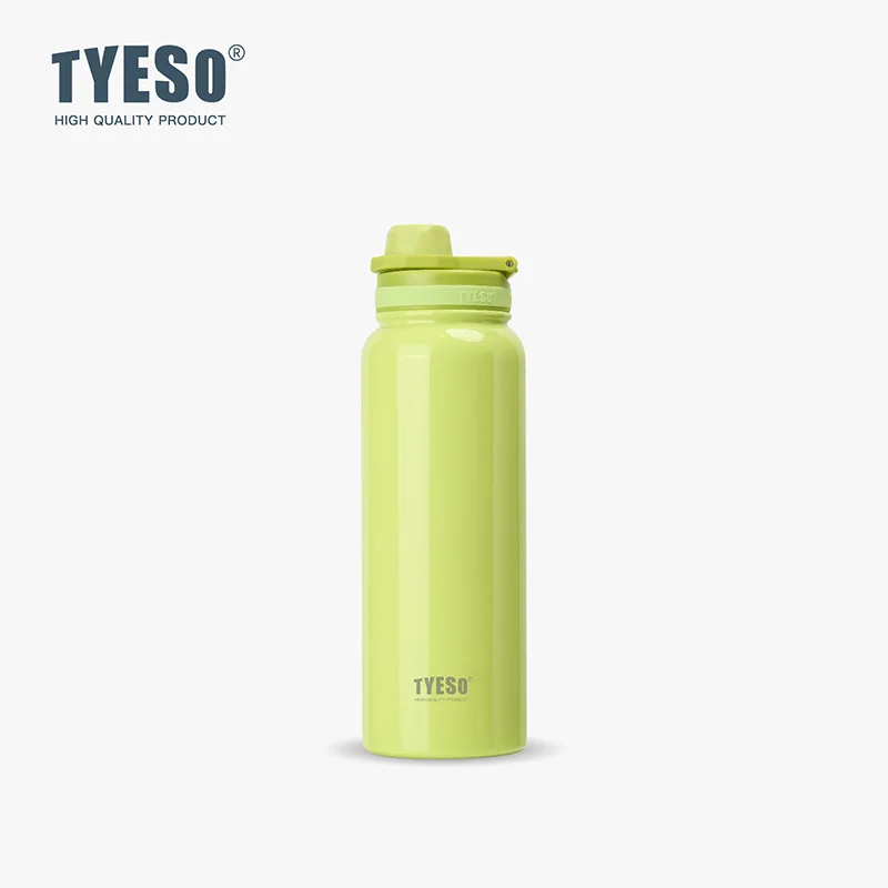 Garrafa Térmica Portátil Em Aço Inoxidável (amarela, 1050ml), Ideal Para Água Quente E Fria