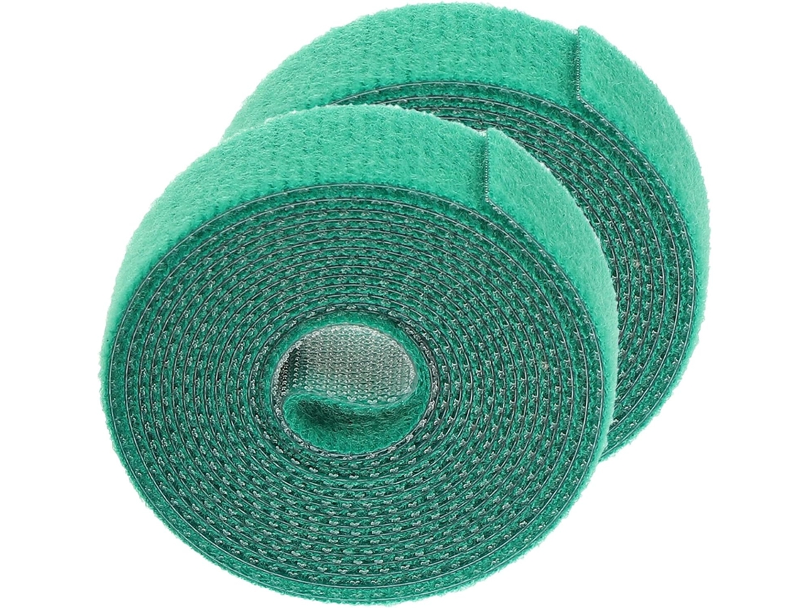 Amarras de Jardim Reutilizáveis em Nylon Verde. Leves e Fáceis de Transportar, Ideais para Fixar Plantas e Trepadeiras CHABERLU