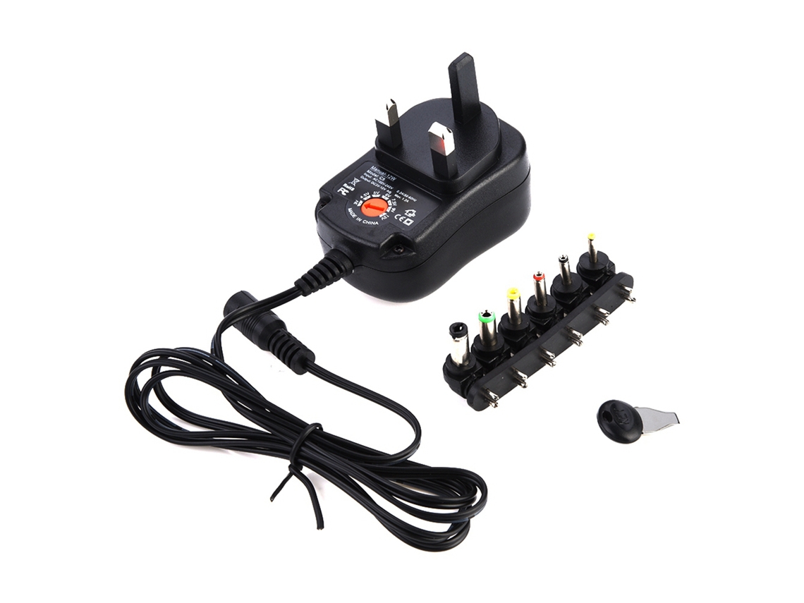 2026 adaptador de Energia Ac Dc Ajustável 3 12v 12w 1.2a