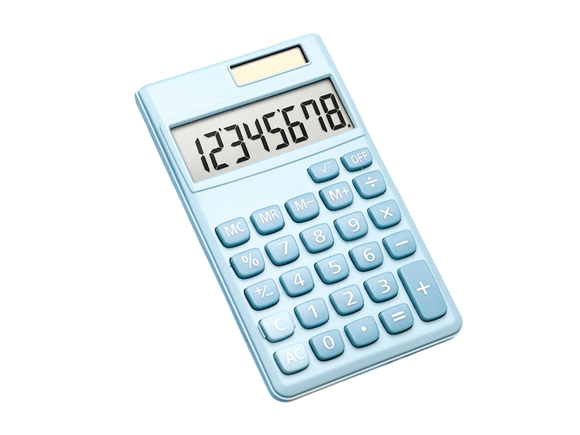Calculadora Solar 8 Dígitos com Display LCD | S/MARCA