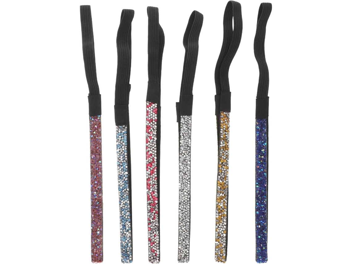 Nuobesty Com 6 Tiaras Vermelhas De Lantejoulas E Strass Para Mulheres, Adornadas Com Pérolas Brilhantes.