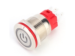 Laxiscreed Interruptor De Botão Metálico Dc 9-30v, Solução Prática Para Circuitos Elétricos