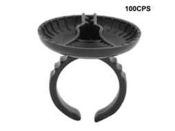 Copo Anel Para Tinta De Tatuagem Descártavel Container Capacidade Pigmento Acessório 100pcs