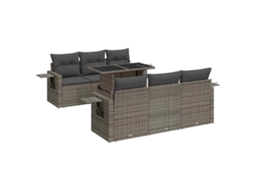 Garden Sofa Set, Garden Sofa Sets Vidaxl Cinzeto Rattan / Vime (n/a)