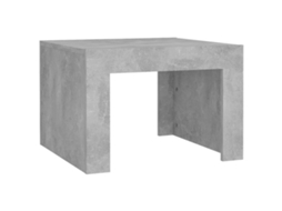 Coffee Table, Coffee Tables Vidaxl Cinzeto Madeira Processada (50 X 50 X 35 Cm)