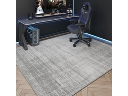 Tapete Protetor Para Cadeiras, (cinza Prateado - 140x200 Cm) Cuich