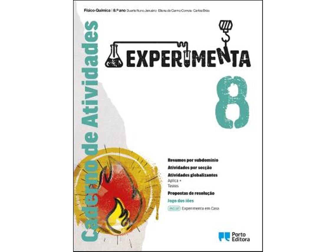 Experimenta - Físico-química - 8.º Ano Caderno De Atividades 2026