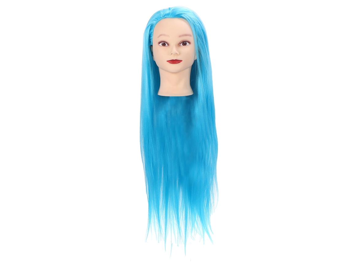 2026 cabeza de Maniquí Azul Cielo Profesional para Entrenamiento de Peluquería