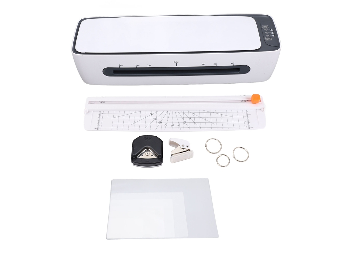 Aetheria laminador Térmico 6 em 1 9 Polegadas Pré aquecimento Rápido 1min Sistema Quente e Frio com Arredondador de Cantos