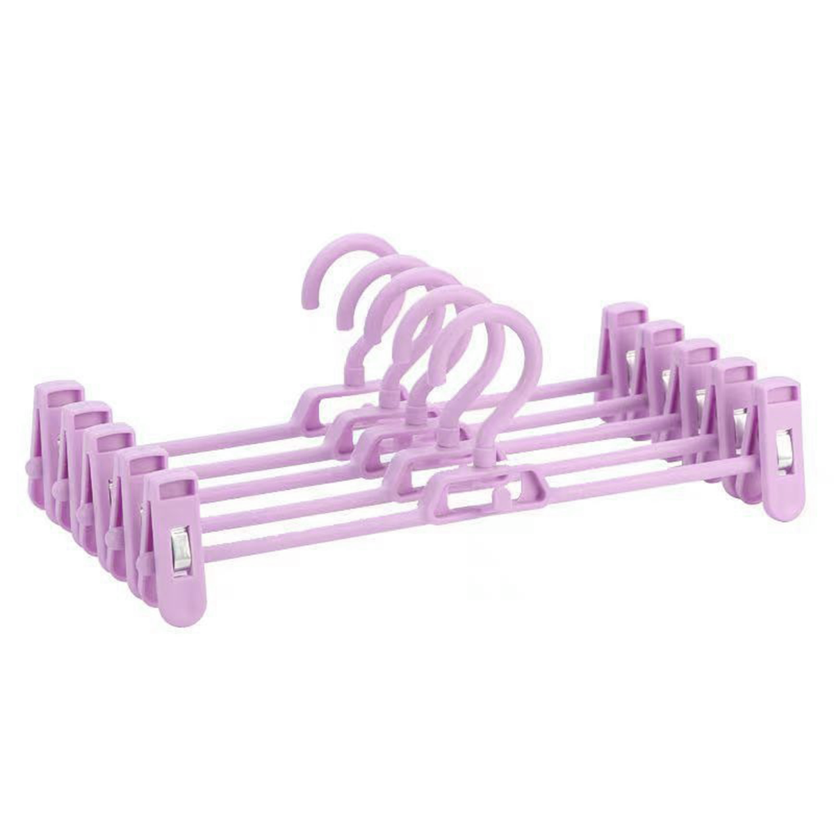 Cabideiro Masculino Multifuncional E Resistente De Cinco Peças (roxo)