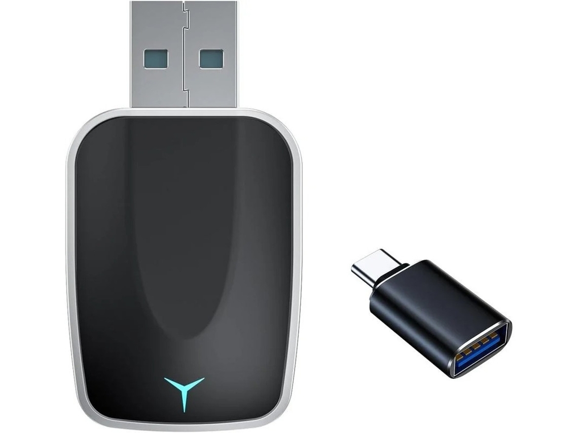 Adaptador Carplay Inalámbrico Usb Plug Play, Com Interfaces Usb C/a, Compatível Com Iphone Ios 10 E Android 11