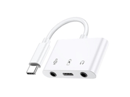 Adaptador Conversor De Áudio Estéreo Externo Usb, C Para Placa De Som Tipo, C, Plug And Play