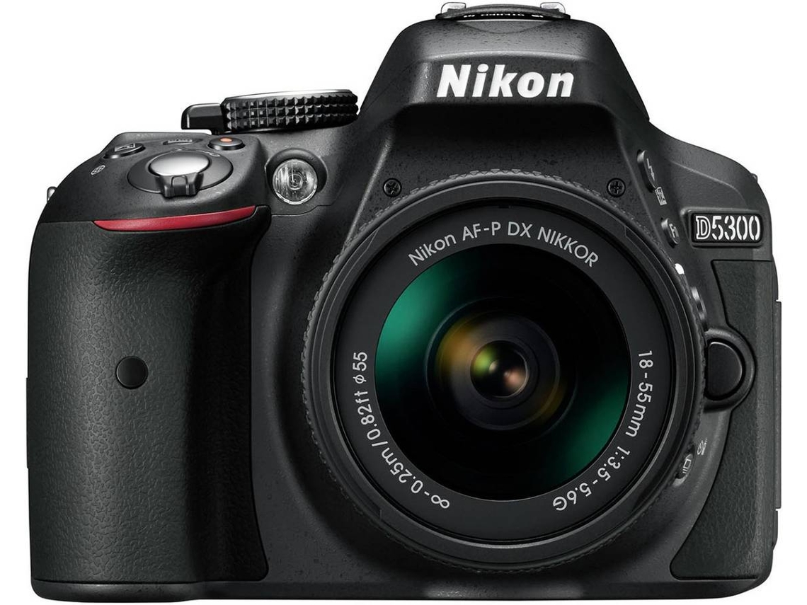 Kit Máquina Fotográfica Reflex NIKON D5300 + 18-55VR (DX)
