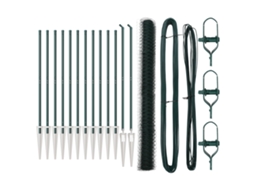 Conjunto 1 Cerca Externa Vidaxl Verde Aço (25 X 1,5 M)