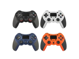 Controle Sem Fio Borracha Bluetooth Para Ps4 Hengjian (branco)