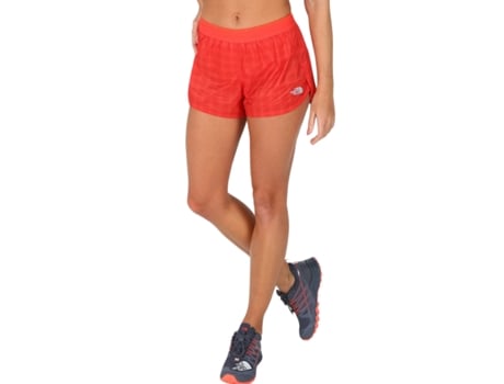 Calções de Mulher para Desporto A FACE NORTE The North Face Flight Nylon Vermelho (XS)