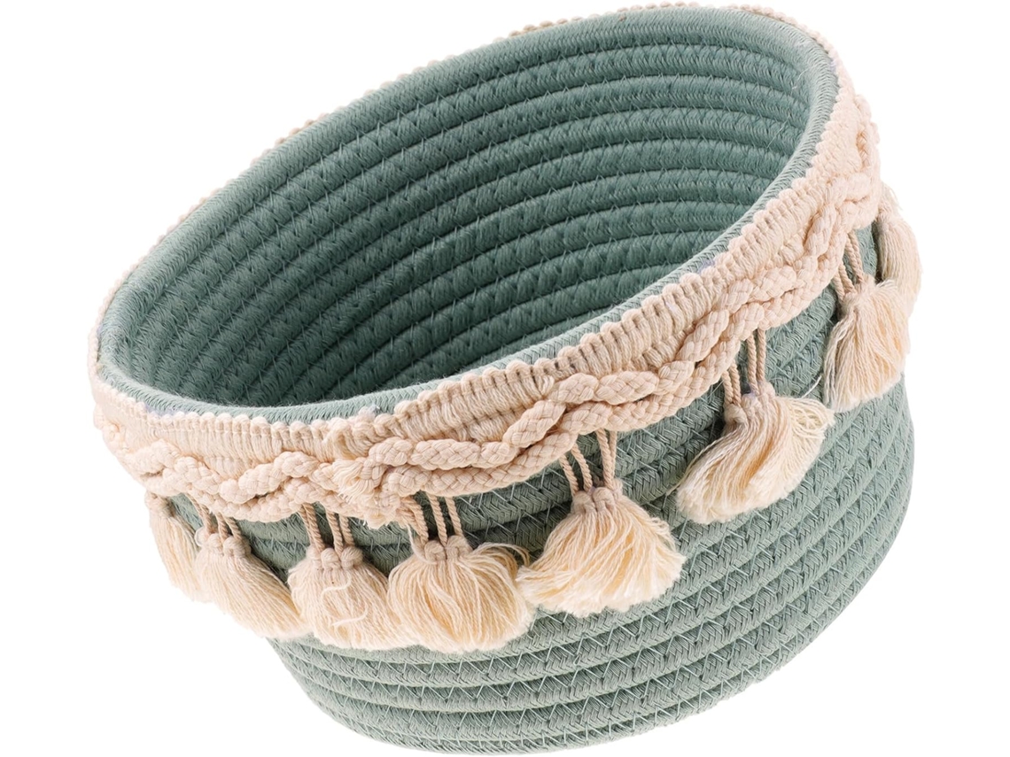 Leve E Resistente, Com Estilo Campestre, Ideal Para Lanches, Pequenos Objetos, Mesa De Entrada Ou Bancada De Cozinha.
