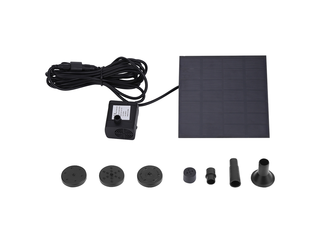 Bomba De Água Solar Submersível 1.4w Para Aquário Lagoa Fontana