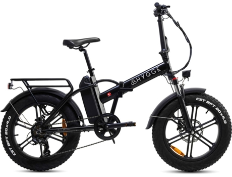 Vester 2025 - Bicicleta Elétrica Dobrável Com Pneu Gordo 48v 14ah - Onyx Preto