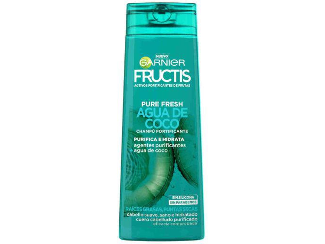 Fructis Pure Fresh Shampoo Fortificante Com Água De Coco 300 Ml
