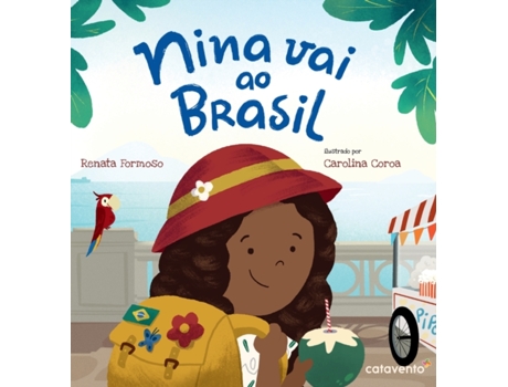 Livro Nina vai ao Brasil de Formoso e Renata (Português)