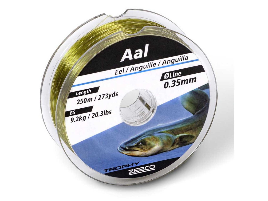 Monofilamento Trophy Eel 250 M Dourado 0.350 Mmzebco