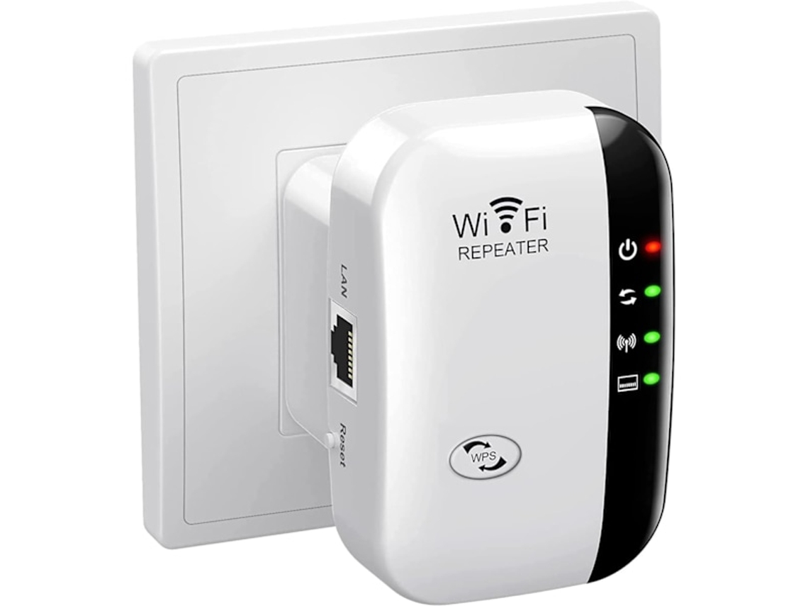 Extensor de Wi-Fi, Amplificador de Wi-Fi e Amplificador de Internet com Porta Ethernet (2023), Instalação Rápida, Amplificador Slowmoose