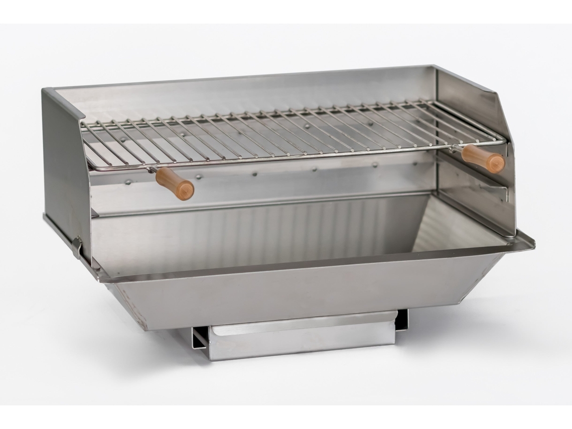Grelhador Extra de Embutir para Barbecue Inox 60 Cm IGNO
