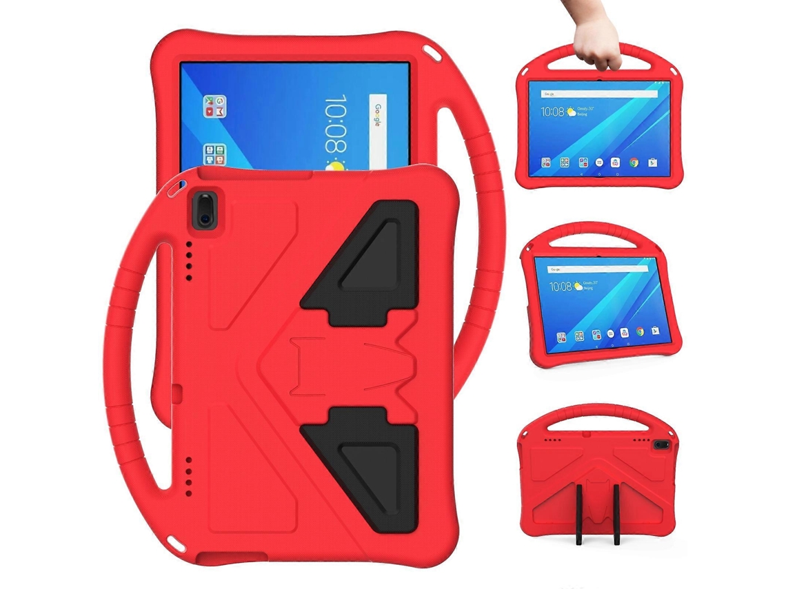 Capa Protetora Plana Anti-queda Em Eva Com Suporte Para Lenovo Tab 4 10 (tb-x304f/n) (preta)