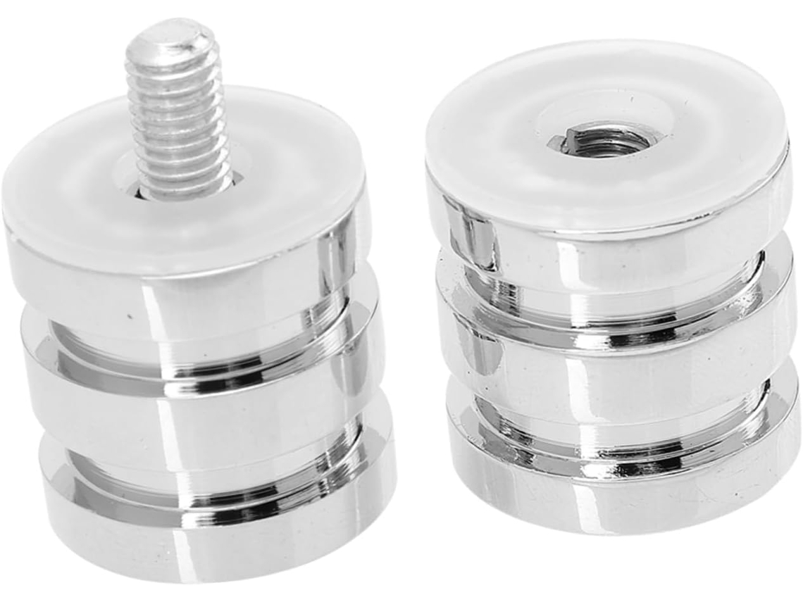 Puxador De Porta Vidro Para Banheiro Popetpop, Conjunto De 2 Peças, Em Liga De Zinco Prateada