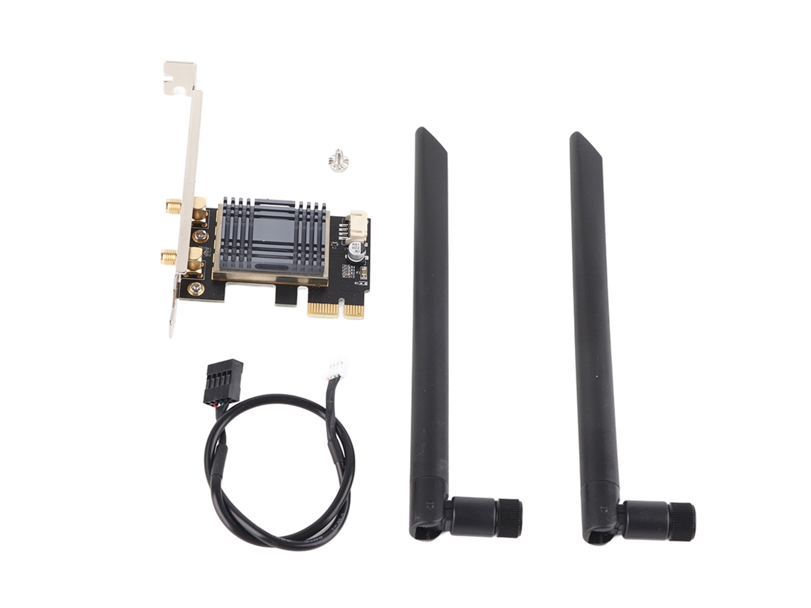 Adaptador Sem Fio Wifi Ar5b22 De Banda Dupla 300mbps Pci‑e Antena Bluetooth 4.0