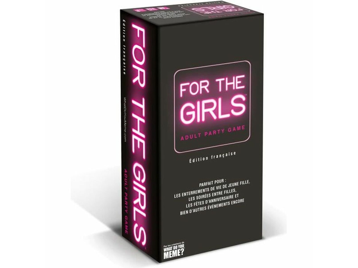 Jogo De Tabuleiro What Do You Meme For The Girls? Em Francês +18 Anos Cartas Divertidas Para Festas Adultos Preto Tekmaquinas