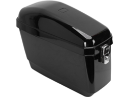 Alforges Rígidos Universais Tbest, 45l, Para Motocicleta, Com Trava, Em Abs Impermeável, Abertura Superior, Preto