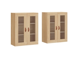 Wall Mounted Cabinet, Wall Mounted Cabinets Vidaxl Marrom Madeira Processada (n/a)