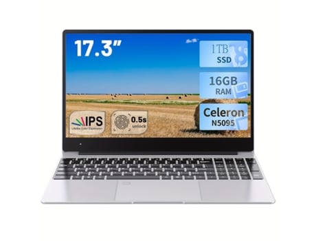 Omg Laptops (17.3 Processador Intel Celeron N5095 Quad Core Ram 16 Gb 1 TB Ssd)