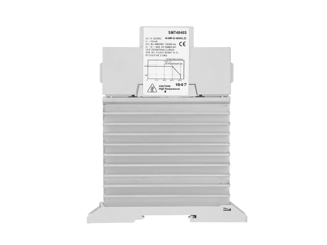 Relé de Estado Sólido SSR SMT4840S, Controlador DC‑AC, Base de Alumínio
