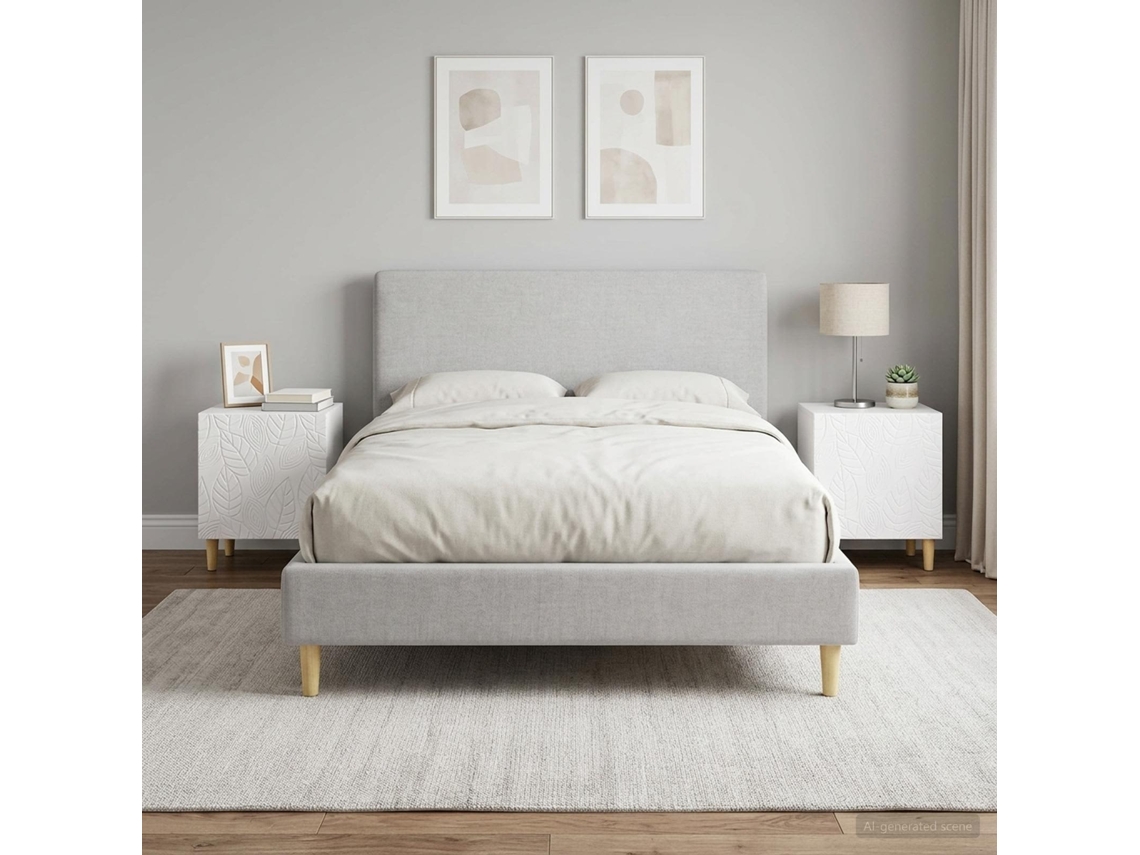 Vidaxl Mesa-de-cabeceira 2 Unid. Branco Brilhante 43 X 34,5 X 50 Cm