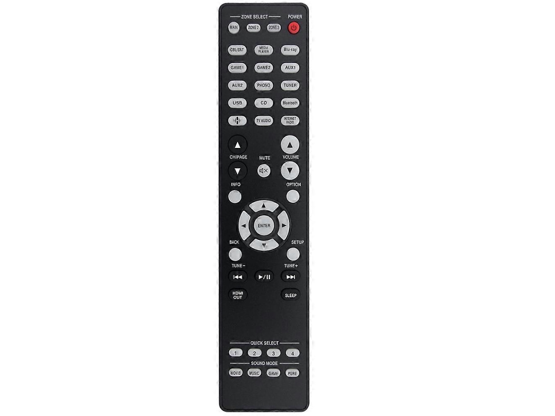 Controle Remoto Rc-1256 Para Receptor Av Surround Denon.
