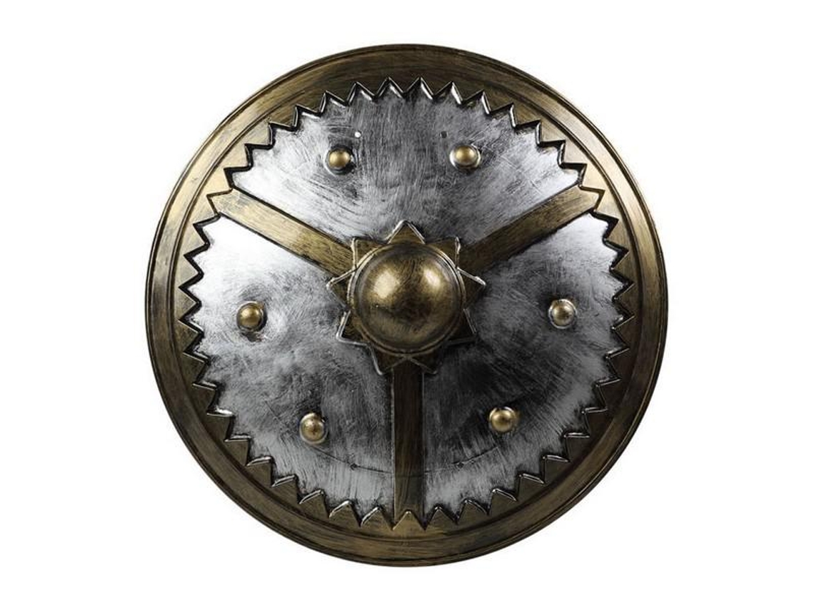 Escudo Dourado Cinzento Ø 59 Cm