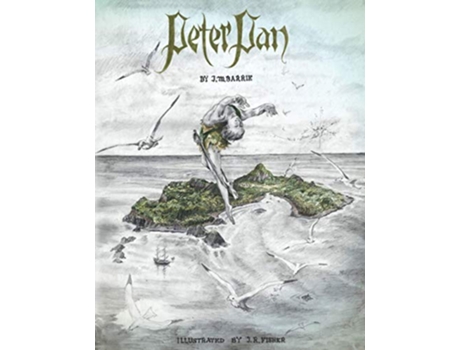 Livro Peter Pan Illustrated by John Fisher de J M Barrie (Inglês)