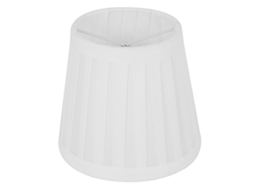 Abajur De Tela Vintage Para Mesa Ou Mesa De Cabeceira Com Design Europeu Moderno Branco 80x120x110mm Blanco