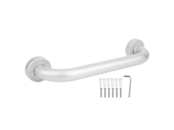 Barra de apoio de aço inox dourado 40cm para banheiro